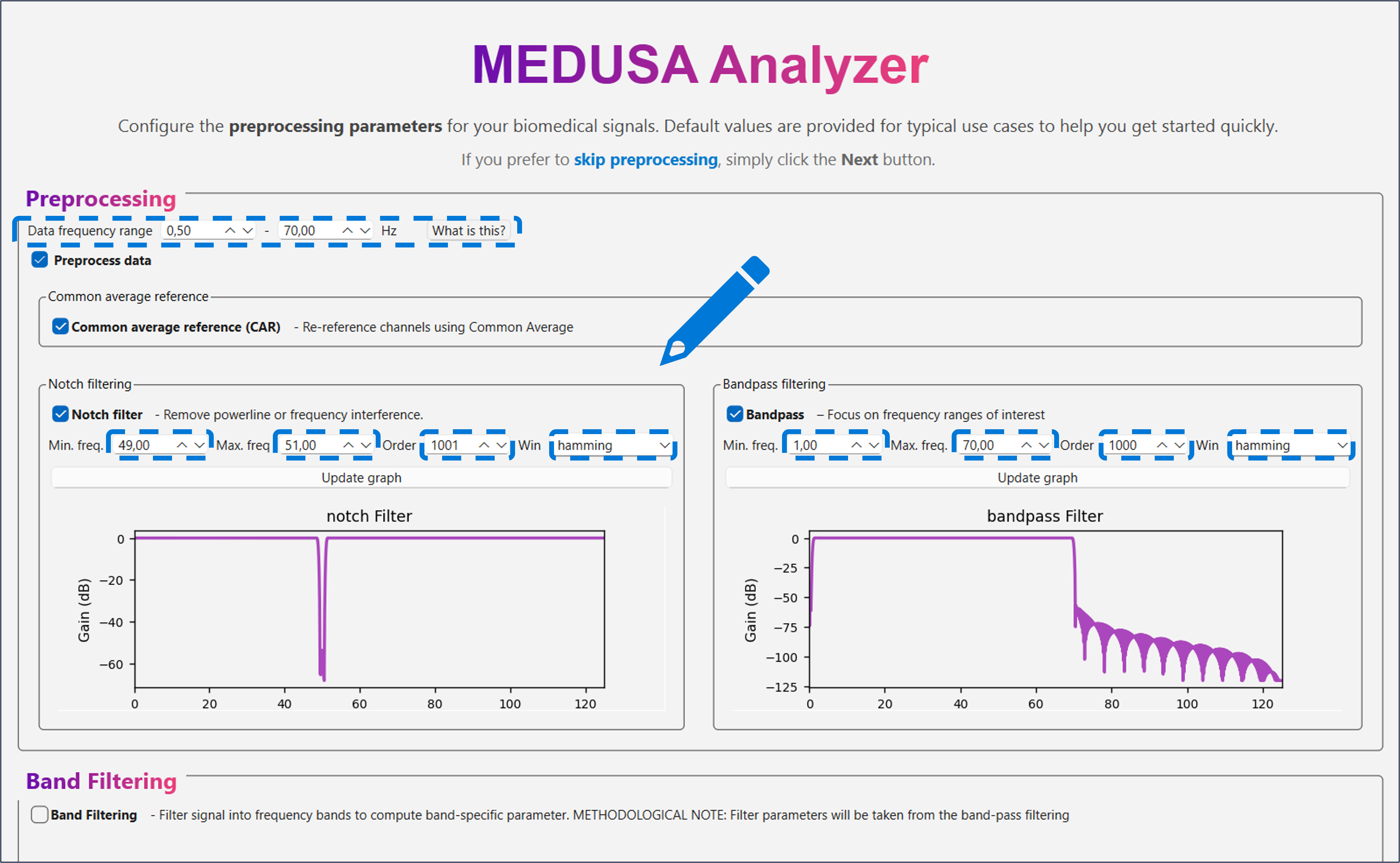 Preprocessing screenshot